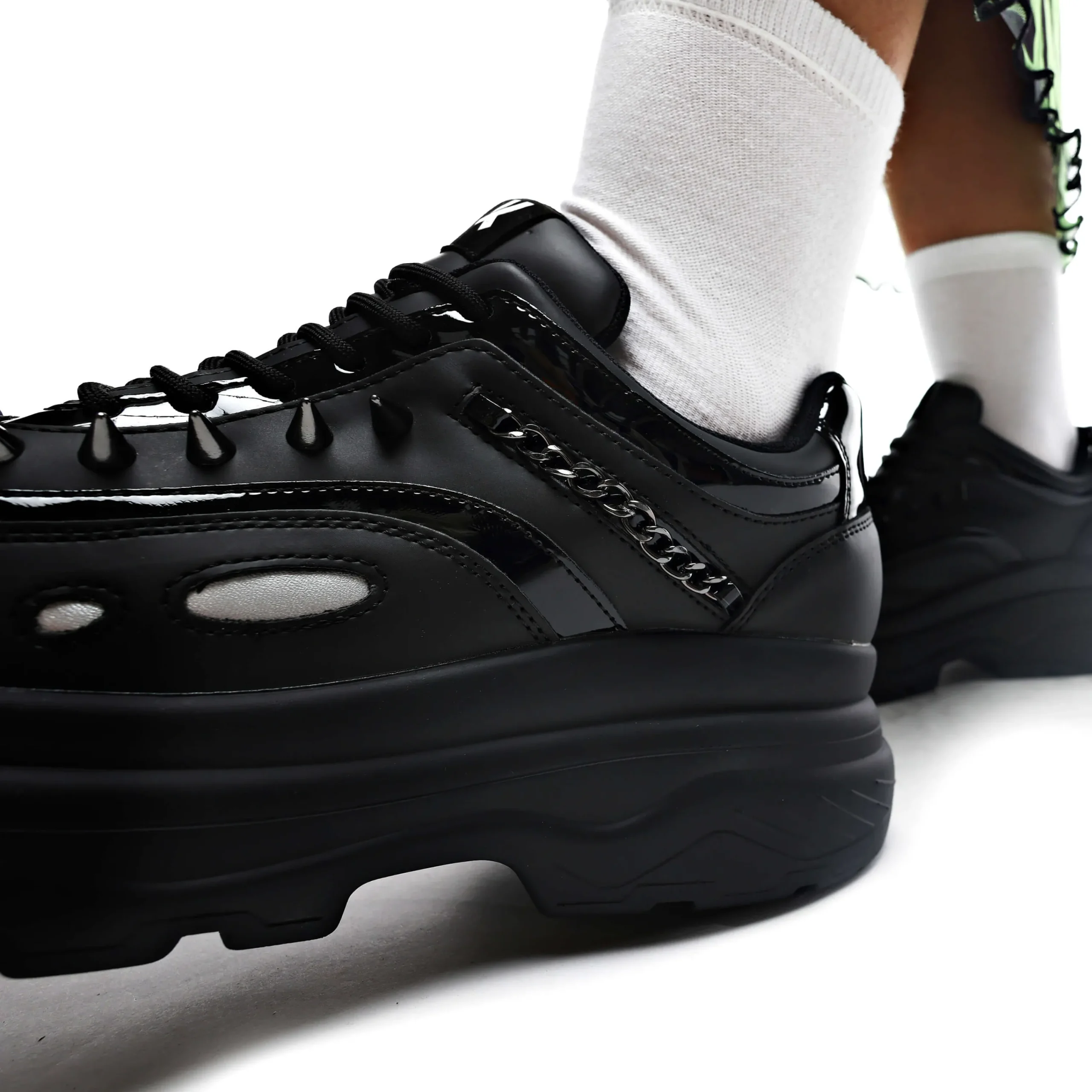 KOI footwear Bane of Exile Men's Trainers Black Cheap