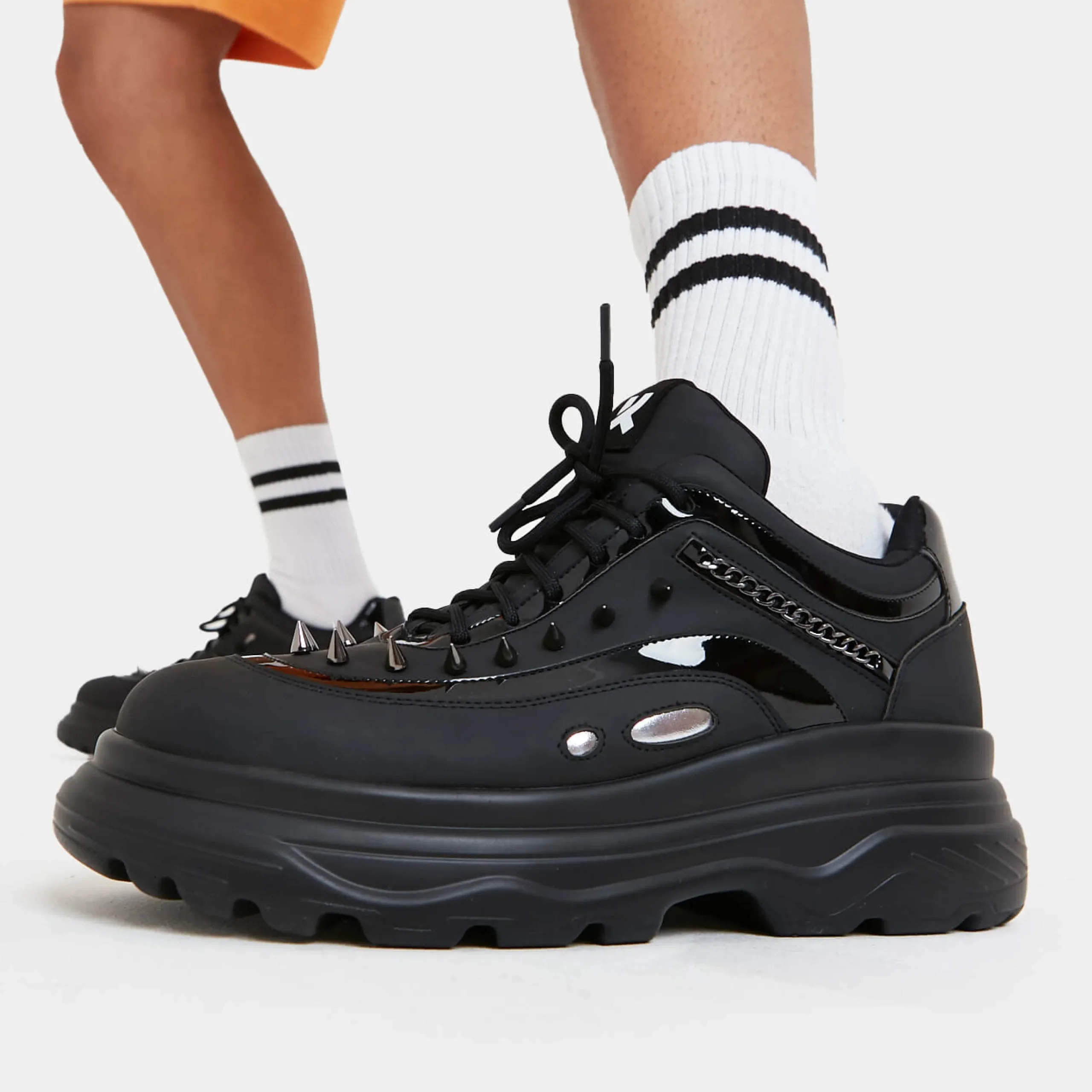 KOI footwear Bane of Exile Men's Trainers Black Cheap