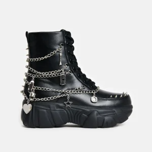 KOI footwear Boned Catch Mystic Charm Boots Black Shop