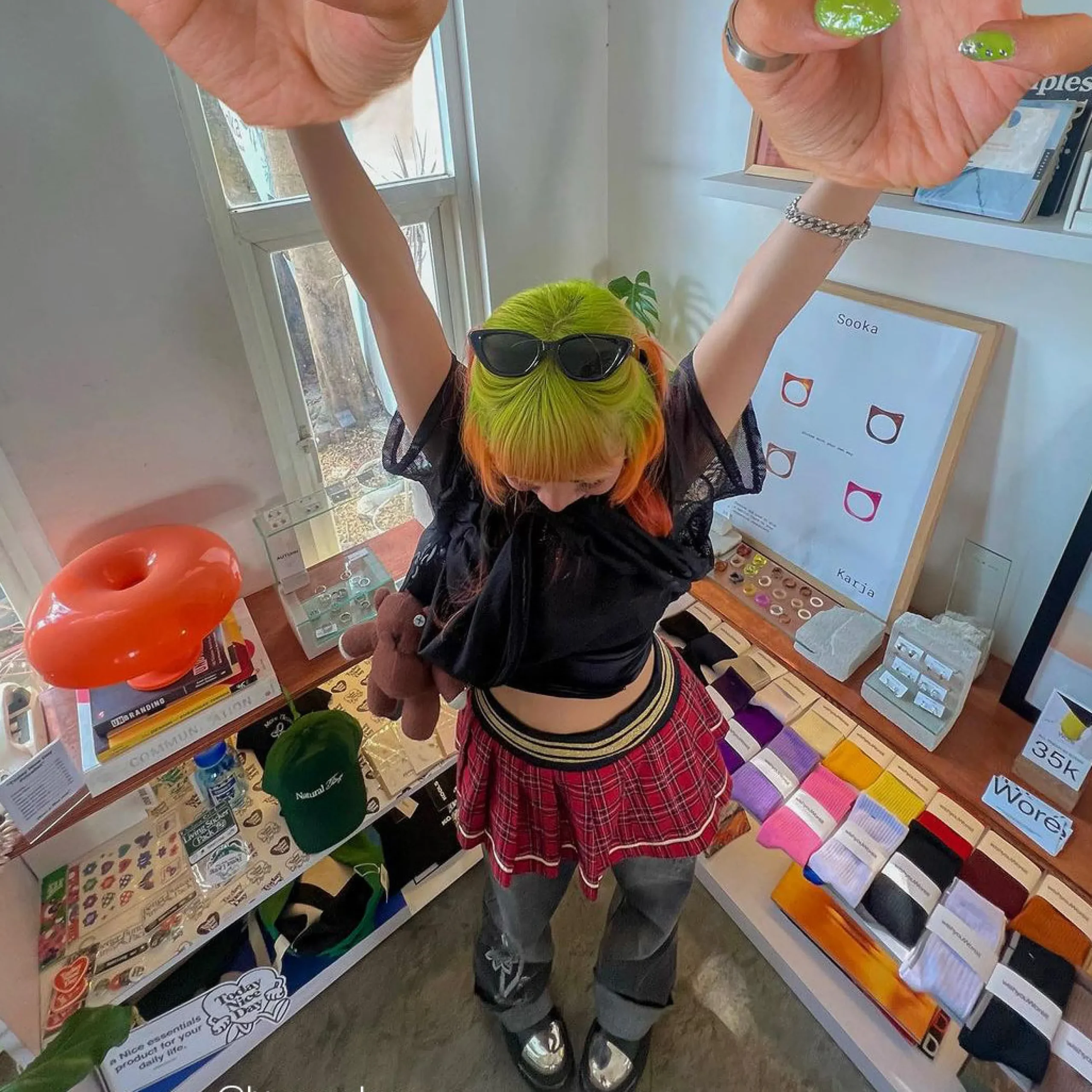 KOI footwear Borin Hardware Platform Boots Black Fashion