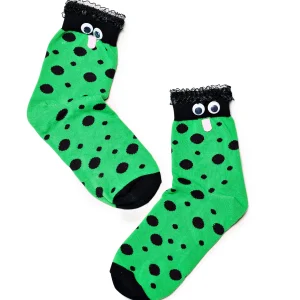 KOI footwear Cheeky Frog Socks Green Outlet