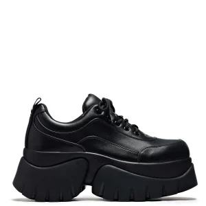 KOI footwear Chronicles 'Monster' Platform Trainers Black Flash Sale
