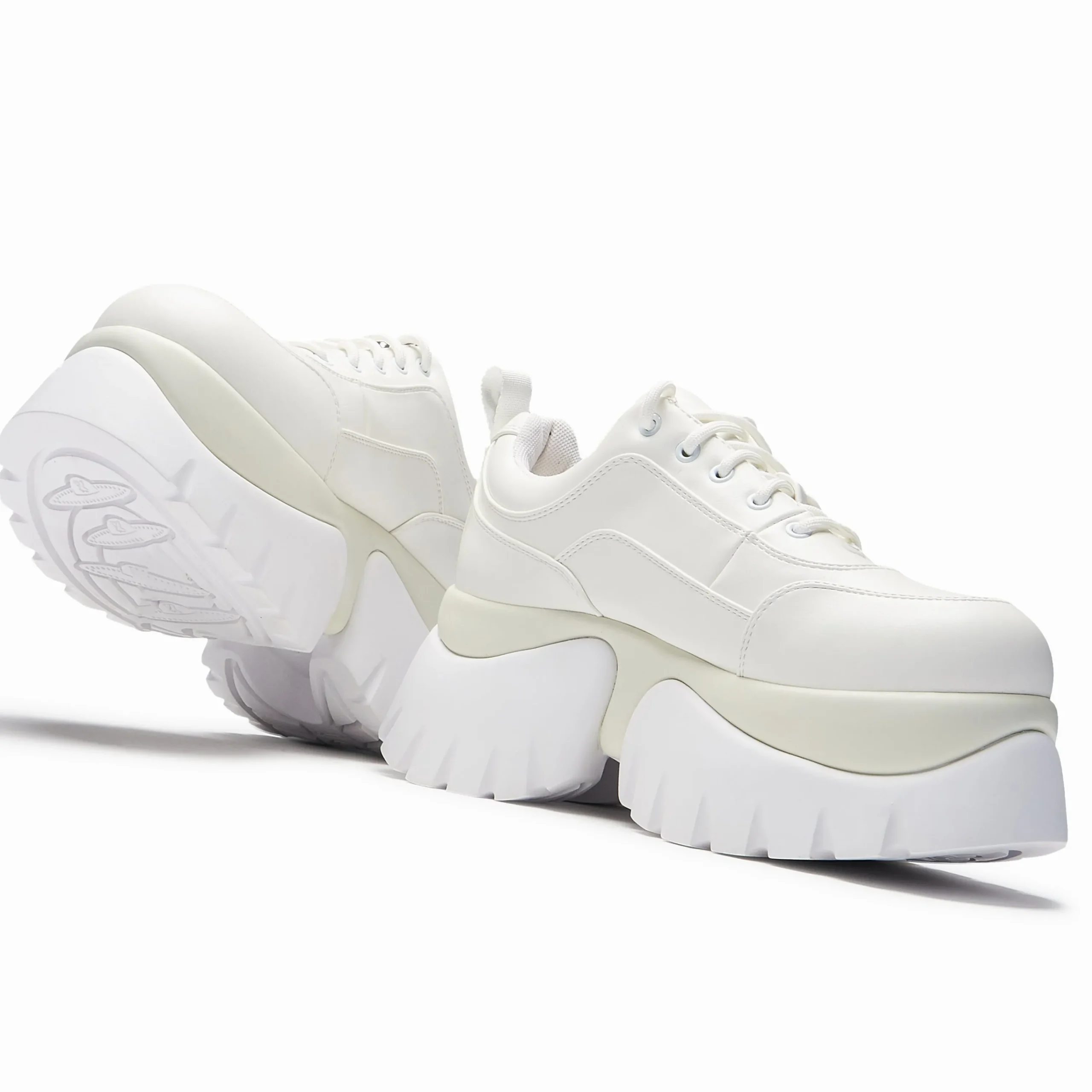 KOI footwear Chronicles Monster Platform Trainers - White Cheap