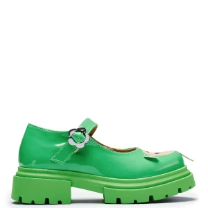 KOI footwear Dipsy Teletubbies Kidz Mary Janes - Green Flash Sale