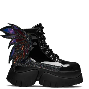 KOI footwear Evil Fairy Queen Boots - Black Fashion