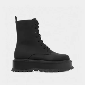 KOI footwear Foundry Men's Platform Ankle Boots Black Flash Sale