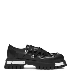 KOI footwear Hidden in Solitude Men's Double Tongue Lace Up Shoes - Black Flash Sale