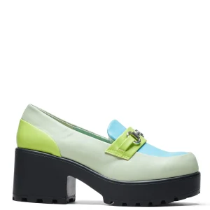 KOI footwear High Class Chunky Shoes - Mint Pastel Green Fashion