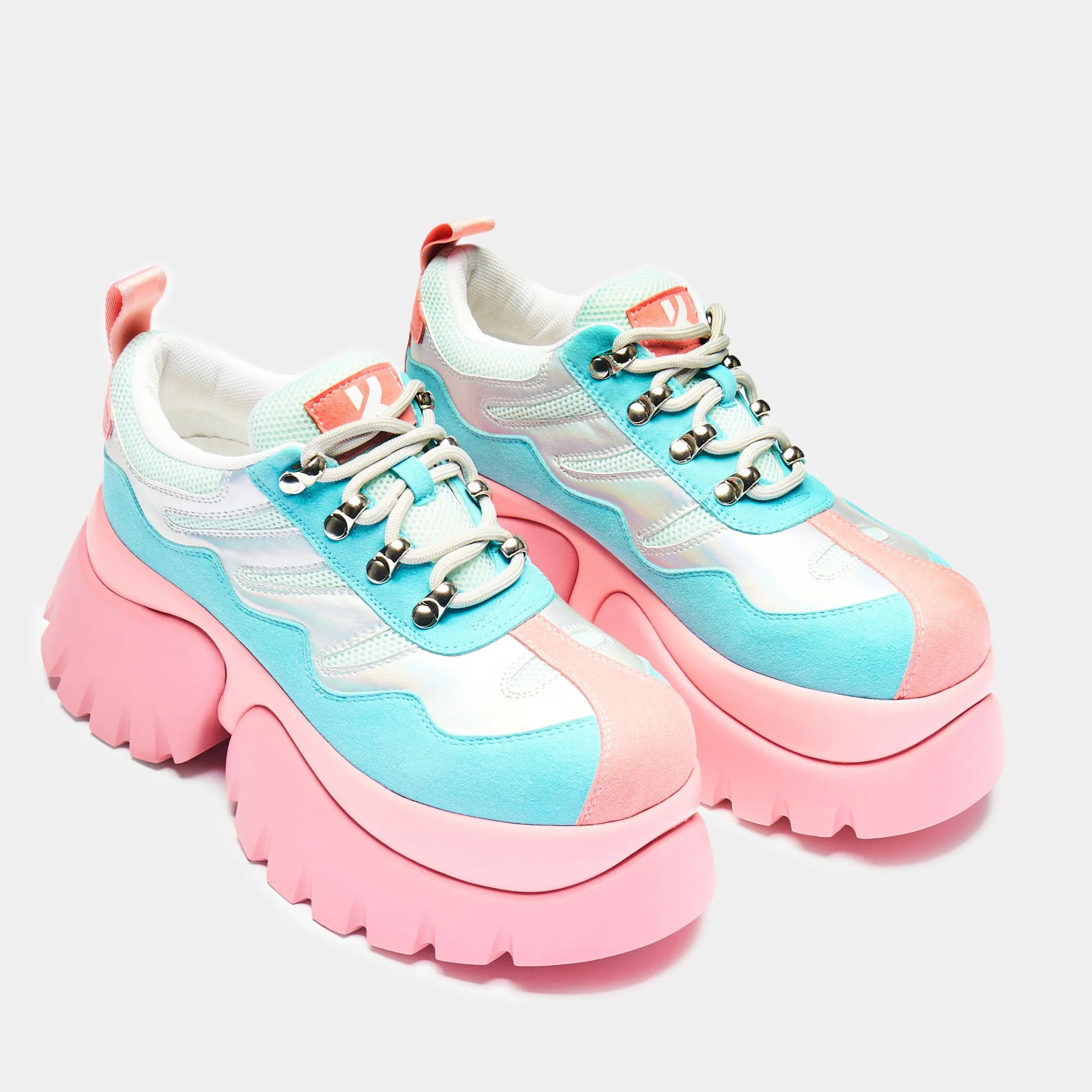 KOI footwear Infinity Zone Chunky Trainers - Pink Clearance