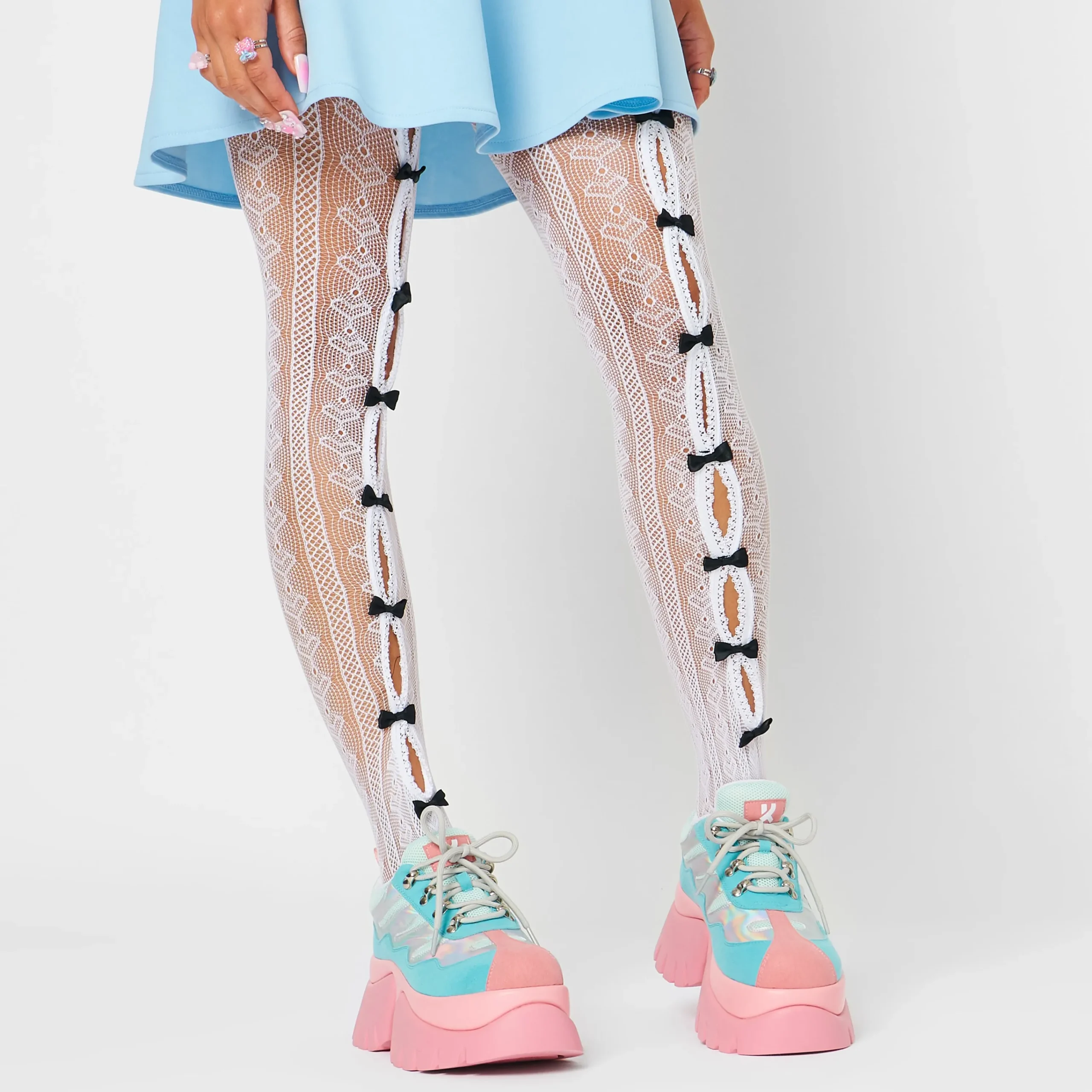 KOI footwear Infinity Zone Chunky Trainers - Pink Clearance