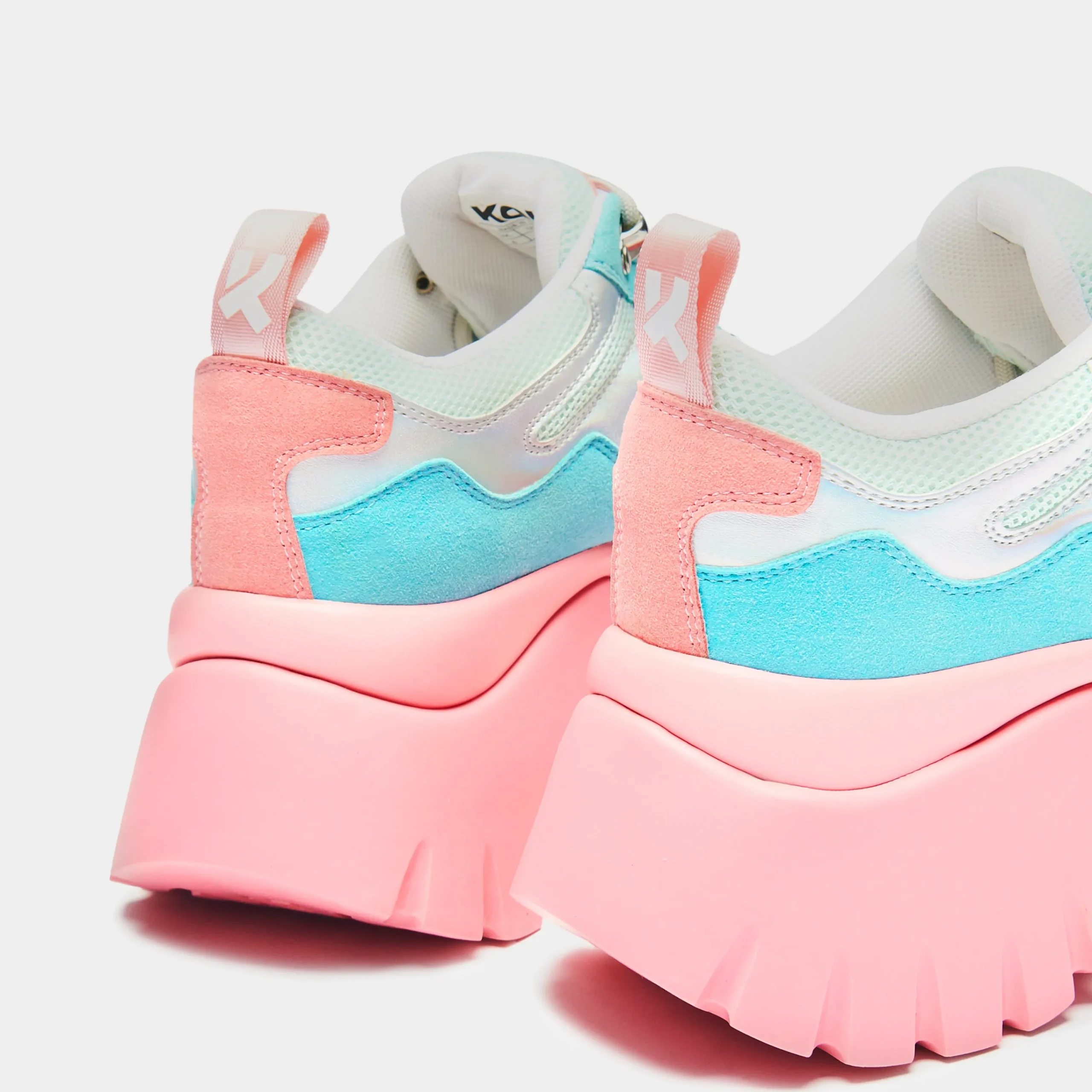 KOI footwear Infinity Zone Chunky Trainers - Pink Clearance