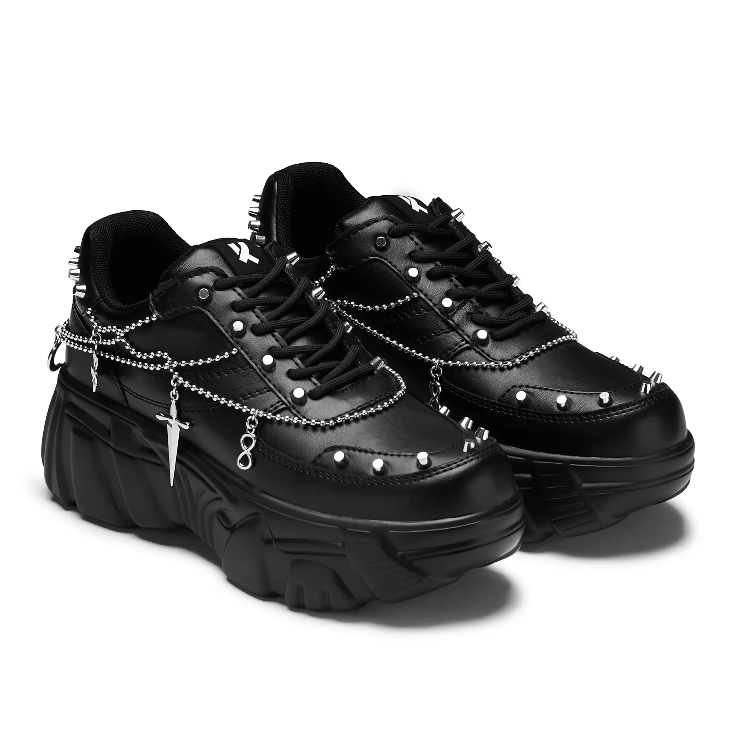 KOI footwear Jinx Men's Mystic Charm Trainers Black Discount