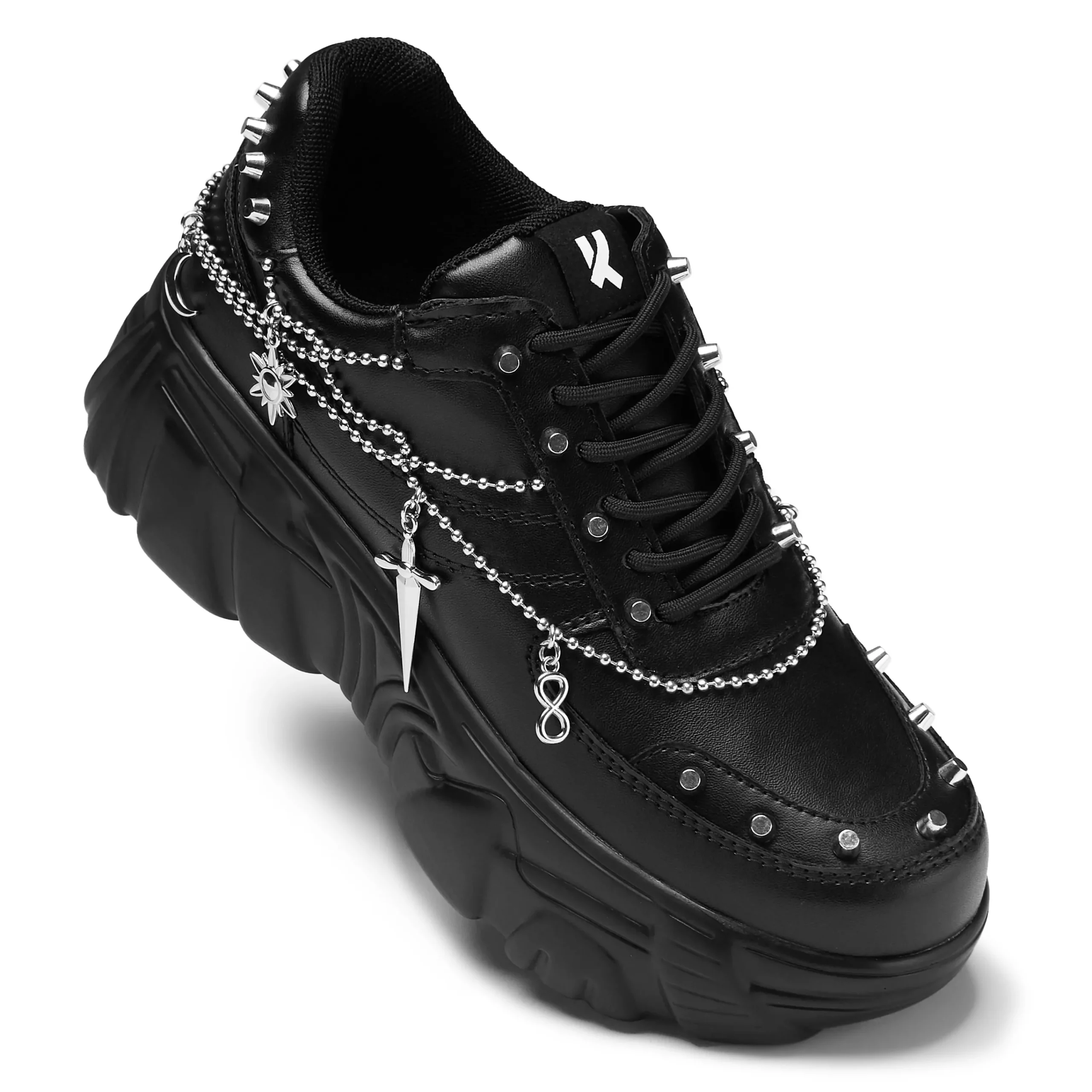 KOI footwear Jinx Men's Mystic Charm Trainers Black Discount