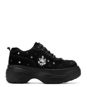 KOI footwear Olympic Coven Crest Midnight Chunky Trainers Black Outlet