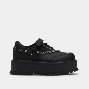 KOI footwear Retrograde Rebel Platform Shoes Black Hot